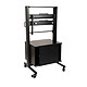 ERARD Pro Visiotech Cabinet 600x400 Mobile trolley for 1 screen with storage cabinet
