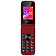 Logicom Le Fleep 190 Rouge Téléphone 2G Dual SIM - RAM 32 Mo - Ecran 1.77" 128 x 160 - 32 Mo - Bluetooth 2.1 - 800 mAh