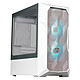 Cooler Master MasterBox TD300 Mesh White Mid tower case with mesh front, tempered glass window and 2 x 120mm ARGB PWM fans