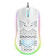Mars Gaming MMAX (Bianco) Mouse da gioco - cablato - per mancini - sensore ottico 12400 dpi - 7 pulsanti - retroilluminazione RGB