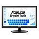 ASUS Pantalla LED táctil de 15,6" VT168HR 1366 x 768 píxeles - Pantalla táctil de 10 puntos de contacto - 16/9 - 5 ms (gris a gris) - HDMI/VGA - Negro