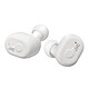 JVC HA-A11T Bianco True Wireless IPX5 In-Ear Headphones - Bluetooth 5.1 aptX - Controlli/Microfono - 8 + 20 ore di durata della batteria - Custodia per la ricarica/trasporto