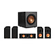 Klipsch RCS Dolby Atmos 5.0.4 + R-100SW Pack d'enceintes 5.1.4 canaux compatible Dolby Atmos