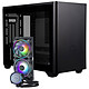 Cooler Master MasterBox NR200P + V850 SFX GOLD + MasterLiquid ML240 Illusion - Black Mini-ITX PC case with tempered glass panel, 100% modular 850W 80PLUS Gold power supply and ARGB all-in-one liquid CPU cooler