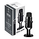 MSI Immerse GV60 USB Streaming Microphone - Plug & Play - 4 pickup patterns + control buttons