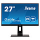 iiyama 27" LED - ProLite XUB2792HSC-B1 1920 x 1080 pixels - 4 ms (gris à gris) - 16/9 - Dalle IPS - 75 Hz - HDMI/DP/USB-C - Hub USB 3.0 - Pivot - Noir