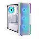 BitFenix ENSO MESH 4ARGB (White) Mid-tower PC case with tempered glass window, mesh front panel and 4 ARGB fans