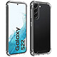 Akashi Coque TPU Angles Renforcés Galaxy S22 Coque de protection transparente avec angles renforcés pour Samsung Galaxy S22
