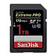 SanDisk Extreme PRO UHS-I U3 1TB Tarjeta de memoria SDXC UHS-I U3 Clase 10 V30 1TB 170MB/s