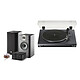 Teac TN-180BT-A3 Black + Focal My Focal System Belt driven turntable - 3 speeds (33-45-78 rpm) - Bluetooth - Built-in pre-amp - Audio-Technica ATN3600L + Built-in 2 x 60W Bluetooth amp and USB DAC   Bookshelf speaker (pair)   Cable