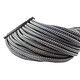 Cable ATX trenzado de gelid 30 cm (negro) Alargador de alimentación ATX de 24 polos trenzado 18 AWG - 30 cm (color negro)