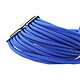 Cavo ATX intrecciato Gelid 24 pin 30 cm (blu) Prolunga di alimentazione ATX 24 pin intrecciata 18 AWG - 30 cm (colore blu)