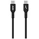 Akashi Cable de aluminio USB Tipo C a USB Tipo C Cable USB Tipo C a USB Tipo C