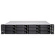 QNAP TS-h1283XU-RP-E2136-32G Server NAS professionale a 12 alloggiamenti - 32 GB DDR4 RAM - Intel Xeon E-2136 e alimentatore ridondante da 500W - QuTS hero (senza disco rigido)