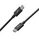 Akashi Eco USB-C to USB-C Cable Black (1m) USB-C to USB-C charging and syncing cable made from recycled materials