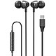 Xqisit Auricolare cablato USB-C Cuffie stereo in-ear cablate USB-C
