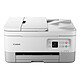Canon PIXMA TS7451a Blanc Imprimante Multifonction jet d'encre couleur 3-en-1 (USB / Cloud / Wi-Fi / AirPrint / Mopria)