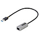 Adaptador de red Ethernet Gigabit (USB 3.0) de StarTech.com con cable de 30 cm Adaptador de red Gigabit Ethernet 10/100/1000 Mbps (USB 3.0) Cable de 30 cm - Blanco