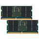 Kingston ValueRAM SO-DIMM 32 (2 x 16 GB) DDR5 4800 MHz CL40 SR X8 Kit a doppio canale 2 SO-DIMM DDR5 PC5-38400 array di RAM - KVR48S40BS8K2-32