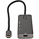 Nota StarTech.com Adattatore multiporta da USB-C a HDMI 4K 60 Hz, Hub USB 3.0 a 4 porte e Power Delivery 100W
