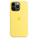 Funda de silicona con MagSafe Apple iPhone 13 Pro de color limón Funda de silicona con MagSafe para el iPhone 13 Pro de Apple