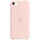 Apple Coque en silicone Rose Craie Apple iPhone SE (2022) Coque en silicone pour Apple iPhone SE (2022)