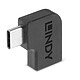 Lindy Adaptateur USB 3.2 Type-C Coudé à 90° Adaptateur USB 3.2 Type-C Coudé à 90°