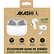 Akashi Écouteurs Bluetooth 5.1 Blanc pas cher