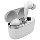 Akashi Earbuds Stéréo Blanc Écouteurs stéréo sans fil Bluetooth 5.0 et boitier de charge