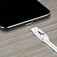Avis Akashi Câble Alu & Tressé USB-C (Blanc - 1m)