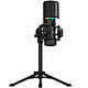 Trípode de micrófono Streamplify Micrófono USB - cardioide - 2 modos de salida de audio - función de silencio - retroiluminación RGB - filtro antipop - trípode