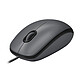 Logitech Mouse M100 (Black) Wired mouse - ambidextrous - 1000 dpi optical sensor - 3 buttons