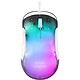 Mars Gaming MMGLOW (White) Gaming mouse - wired - right-handed - 12800 dpi optical sensor - 7 buttons - RGB backlight