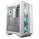 MSI MPG GUNGNIR 110R White Mid-tower gaming PC case with tempered glass window and ARGB backlight
