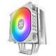 Xigmatek Air Killer S Blanc Ventilateur de processeur LED RGB PWM 120mm pour socket Intel et AMD
