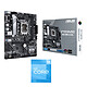 ASUS PRIME H610M-A D4 Intel Core i3-12100F PC Upgrade Bundle Motherboard Socket 1700 Intel H610 Express + CPU Intel Core i3-12100F (3.3 GHz / 4.3 GHz)