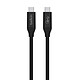 Belkin USB4 USB-C to USB-C Cable (black) - 80 cm 80 cm USB-C to USB-C Charging and Sync Cable - Black