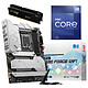 Kit Upgrade PC Core i9-12900KF 32 GB MSI MPG Z690 FORCE WIFI DDR5 Carte mère Socket 1700 Intel Z690 Express + CPU Intel Core i9-12900KF (3.2 GHz / 5.2 GHz) + RAM Kingston FURY Beast 32 Go (2 x 16 Go) DDR5 4800 MHz