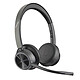 HP Poly Voyager 4320 USB-A CPU Stereo Microsoft Teams Black Professional stereo wireless headset - USB-A - Microsoft Teams certified