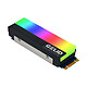 Refrigerador para SSD Gelid GLINT ARGB M.2 2280 (M2-RGB-01) Radiador de aluminio con LED ARGB para SSD M.2 2280