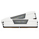 Corsair Vengeance DDR5 64 Go (2 x 32 Go) 5600 MHz CL40 - Blanc Kit Dual Channel 2 barrettes de RAM DDR5 PC5-44800 - CMK64GX5M2B5600C40W 