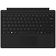 Microsoft Surface Pro Keyboard Noir (QJX-00004) Clavier AZERTY rétroéclairé pour Surface Pro X et Surface Pro 8/Pro 9