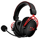 HyperX Cloud Alpha Wireless Closed back gaming headset - wireless - 2.0 stereo sound - removable noise-cancelling microphone - aluminium hinges - leather ear pads - integrated controls