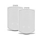 Elipson RAIN 4 White Outdoor 2-way speaker 80 Watts IPX4 (pair)