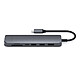Nota Satechi Slim 7-in-1 Hub multiporta USB-C - Grigio