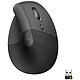 Logitech Lift (Graphite) Ergonomic wireless mouse - right handed - Bluetooth - 4000 dpi optical sensor - 6 buttons