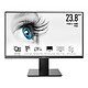 MSI 23.8" LED - PRO MP241X 1920 x 1080 pixels - 8 ms - 16/9 - VA glass - 75 Hz - HDMI/VGA - Black
