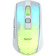 ROCCAT Burst Pro Air Bianco Mouse senza fili per giocatori - mano destra - Bluetooth 5.2/RF 2.4 GHz - sensore ottico 19000 dpi - 6 pulsanti programmabili - ricarica veloce - retroilluminazione RGB