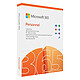 Microsoft 365 Personal (Zona Euro - Francés) 1 licencia de usuario para 1 PC o Mac + 1 dispositivo iOS/Android del mismo usuario - 1 año de suscripción (versión en caja con clave de activación)