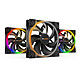 be quiet! Light Wings 140mm PWM ARGB Triple Pack Set of 3 temperature-controlled 140 mm case fans with ARGB LED double lighting